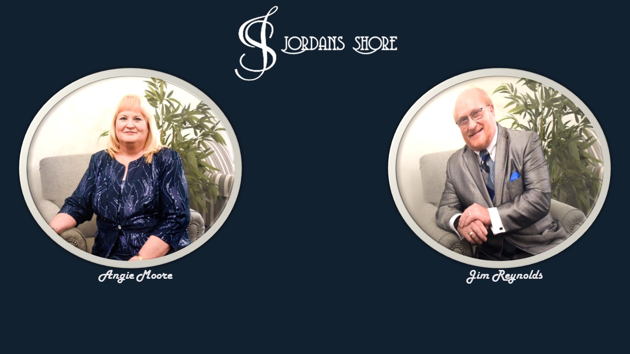 Jordans Shore group portrait with Jim Reynolds, Angie Moore, and Rodger Speegle